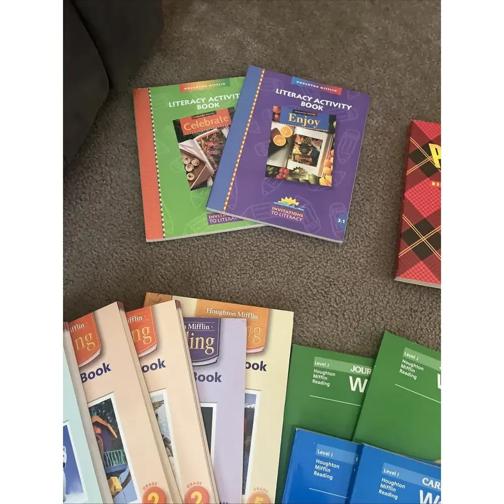Grades 1-5 Activity School Workbooks, Lot of 5, VG , Variety. Nice.